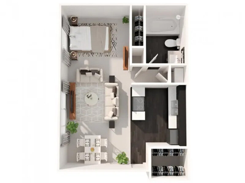 0x1 Floor Plan