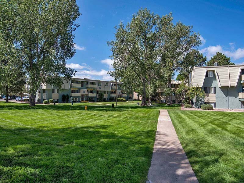Open Green Areas with Professional Landscaping | The Parker