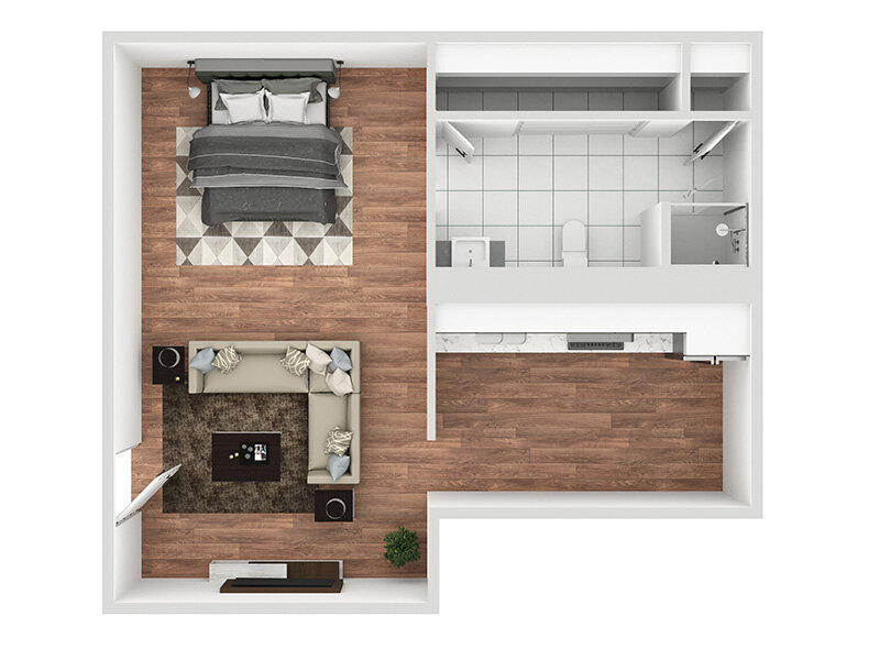 2B01C Floorplan at Aspire West Phoenix