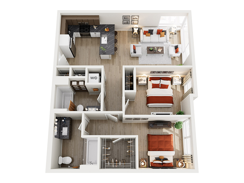 20a floor plan at Ion Queen Anne