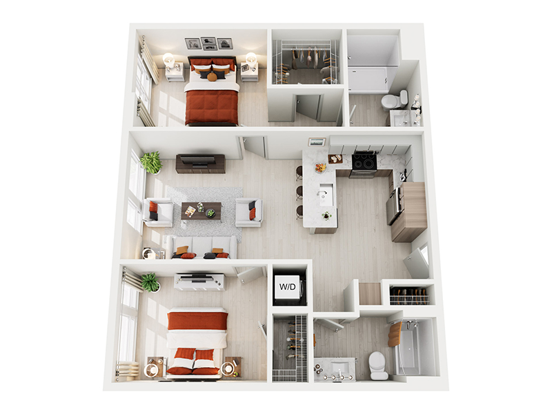 20c floor plan at Ion Queen Anne