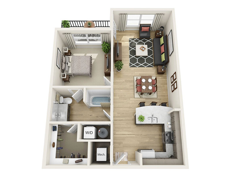 1 Bedroom_A1