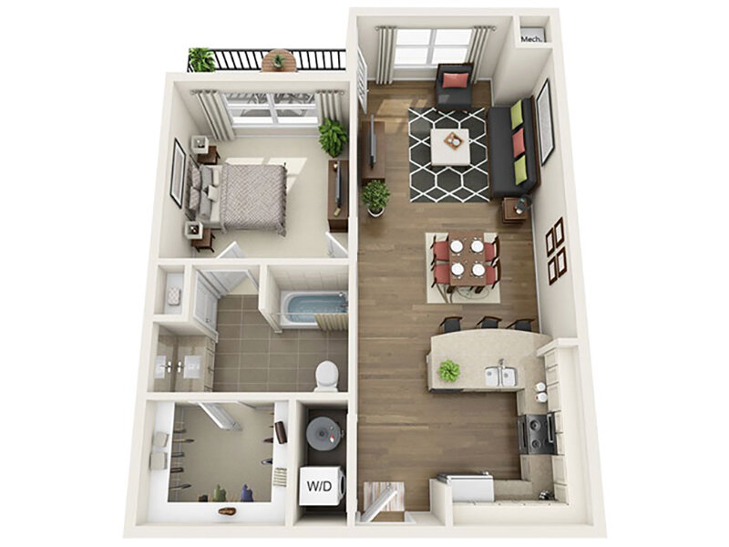 1 Bedroom_A2