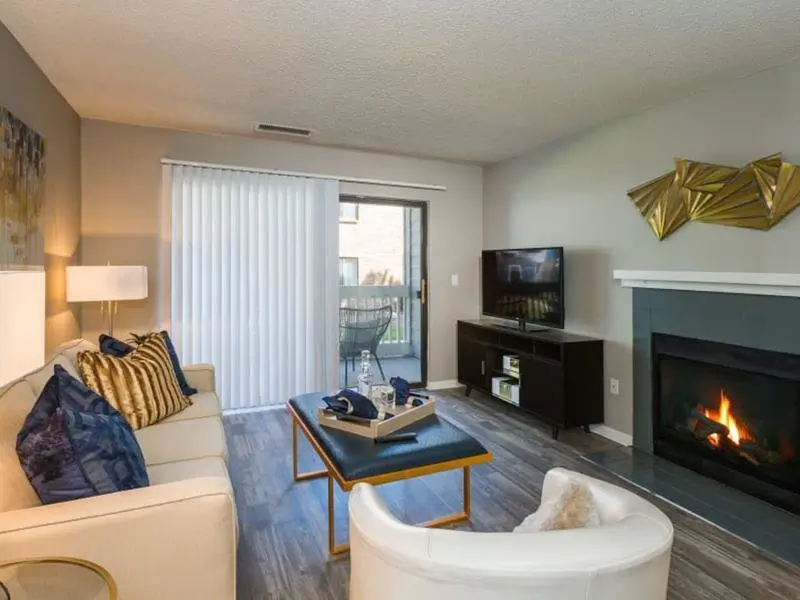 Living Room | The Preserve at City Center Apartments in Aurora CO