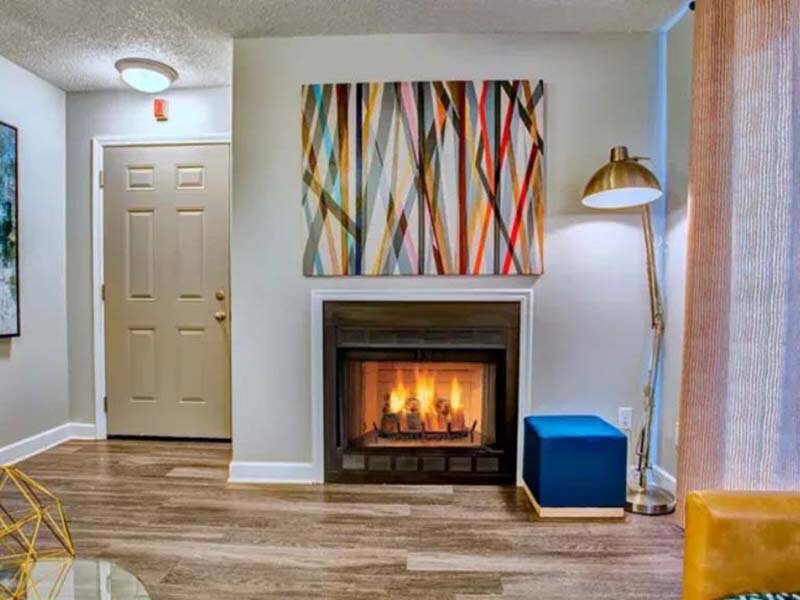 Fire Place | Bellevue West Apartments
