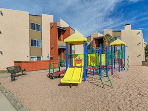 Playground with Bench | Greentree Village