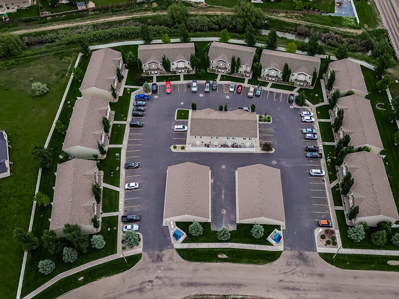 Aerial View | Meadowcreek Townhomes