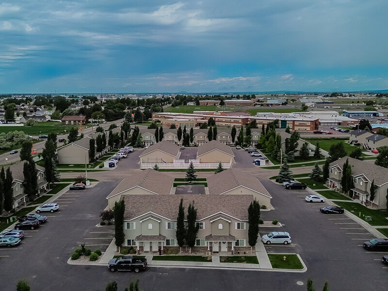Luxury Aerial Views | Meadowcreek Townhomes