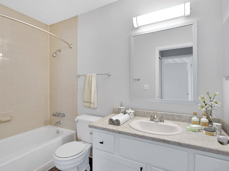 Bathroom | Cheyenne Crest Apartments