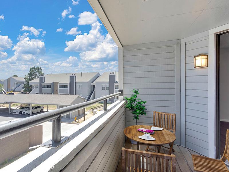 Balcony | Cheyenne Crest Apartments