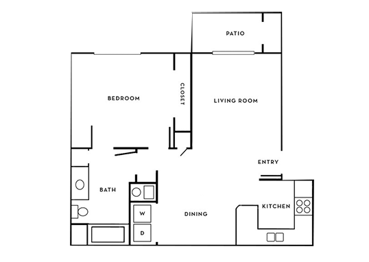 Floorplan for Oasis Palms Apartments