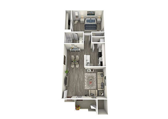 Floorplan for The Clifford Apartments