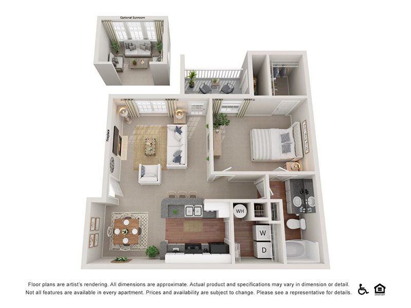 A1 floor plan at Providence Park