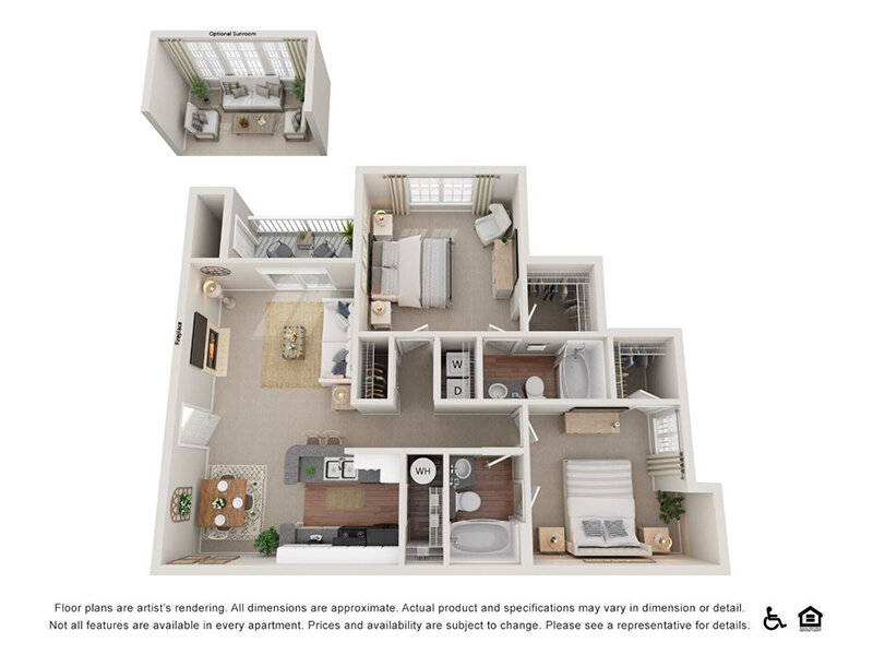 B2 floor plan at Providence Park