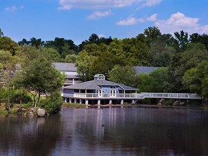 Lake and Apartment Exterior | Lakeside Place