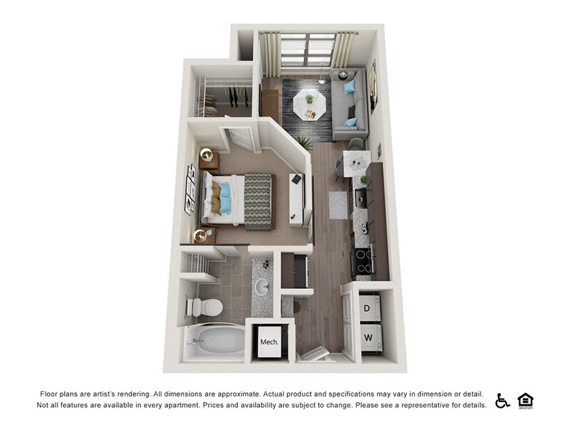 S1-5000 floor plan at 42 Magnolia + 5000 Forest