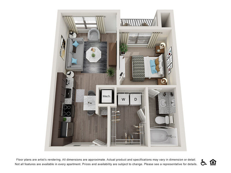 A-5000 floor plan at 42 Magnolia + 5000 Forest