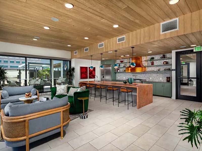 Clubhouse Interior | 42 Magnolia + 5000 Forest Apartments