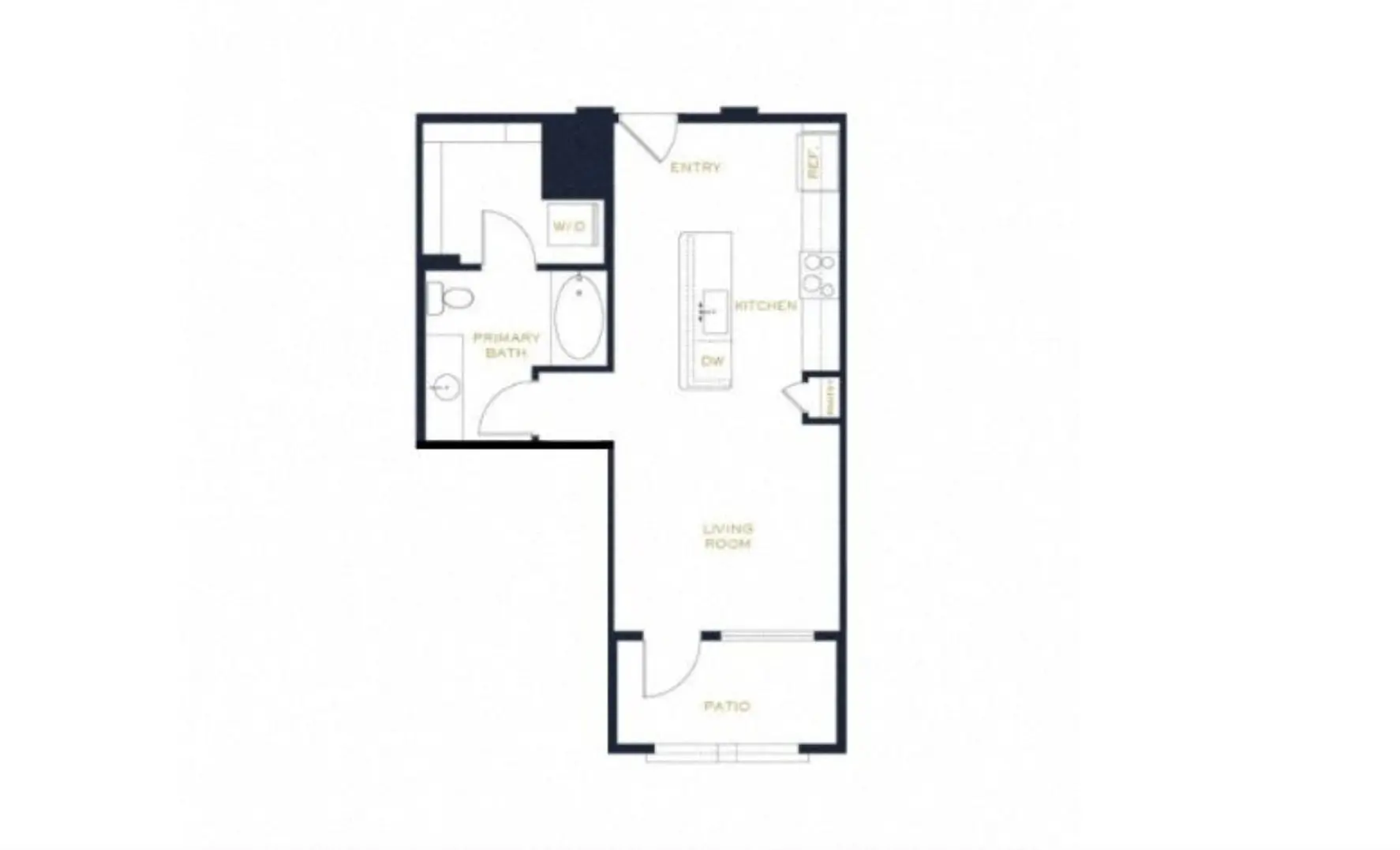 S-650 floorplan at Echo Biltmore