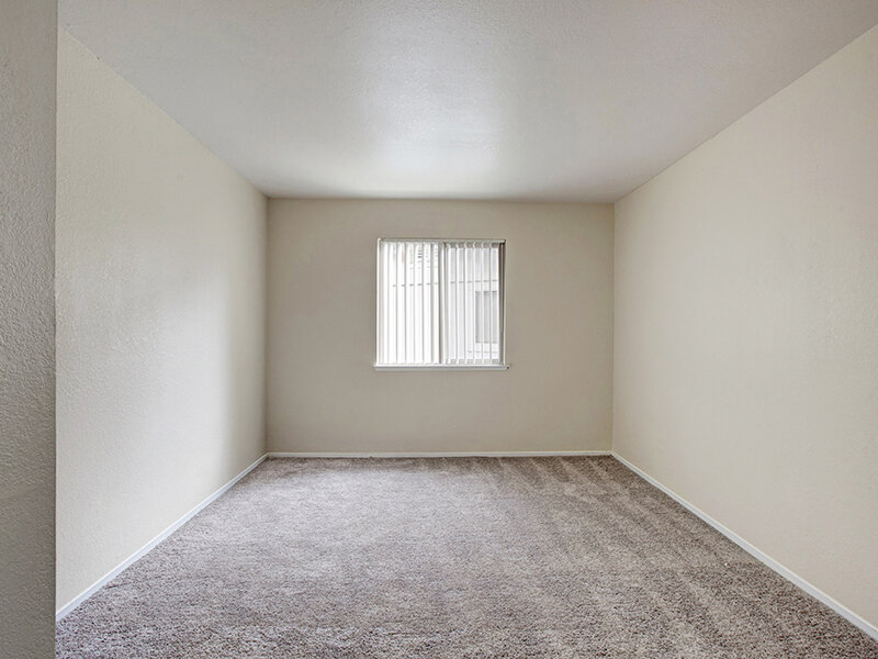 Carpeted Bedroom with WIndow | Arborelle Apartments