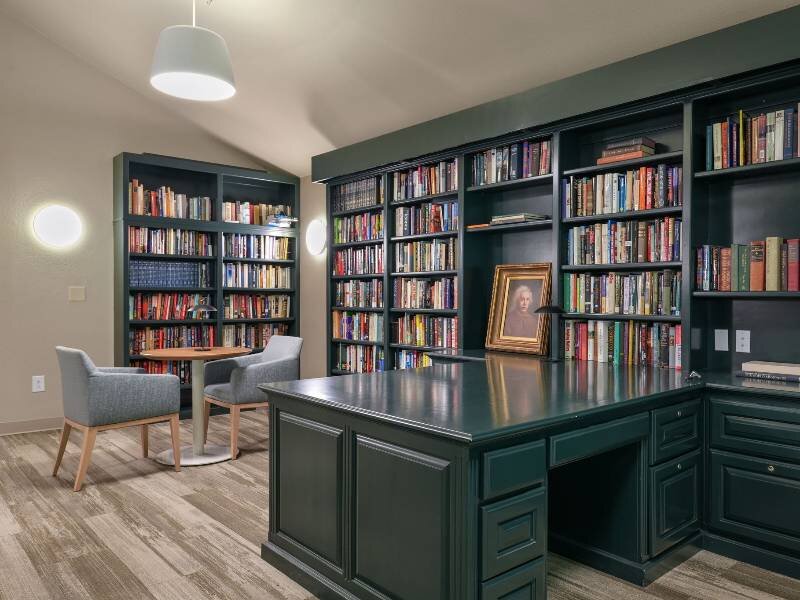 Library | Albert Einstein Apartments