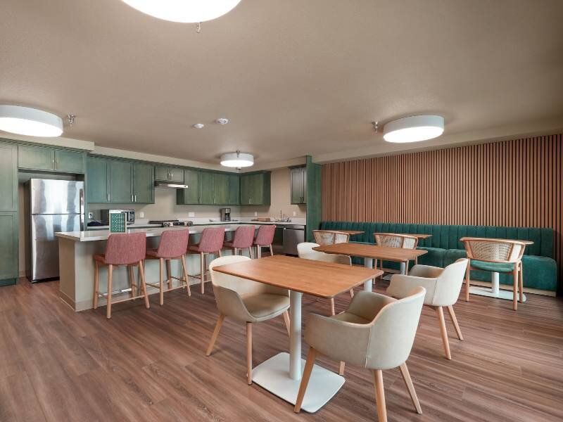 Resident Kitchen | Albert Einstein Apartments