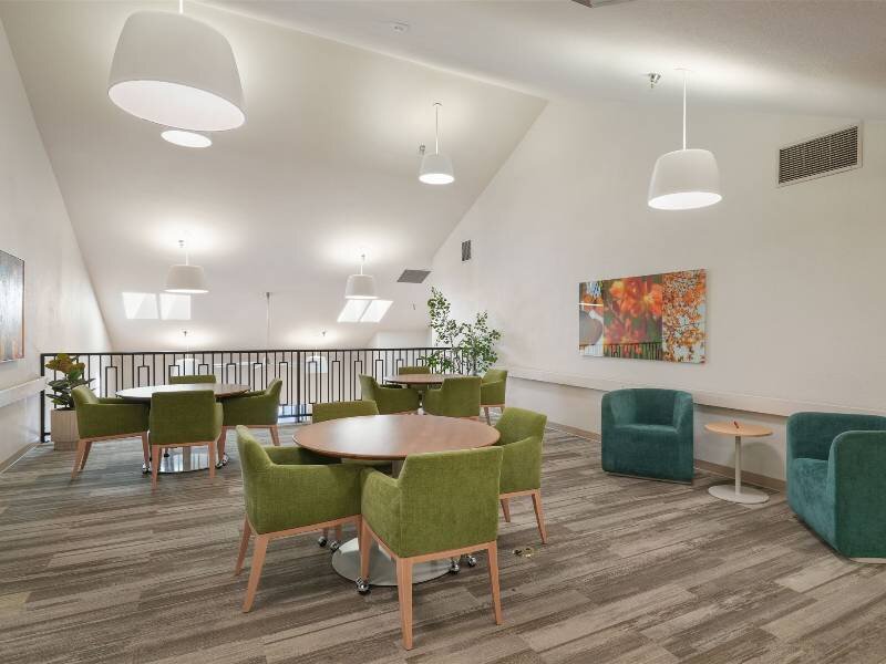 Clubhouse Upstairs Lounge | Albert Einstein Apartments