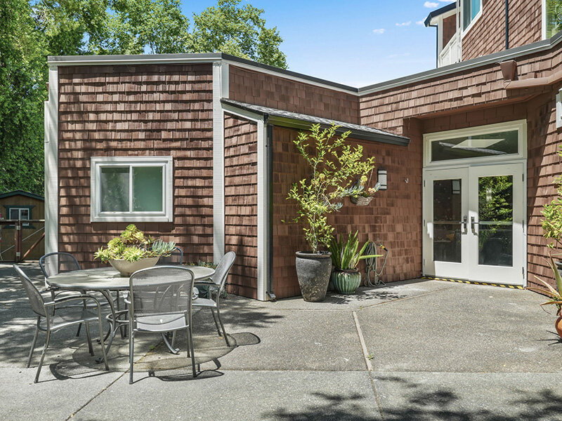 Exterior View of Apartment Property with Stone Styled Flooring |  Parnow Friendship House