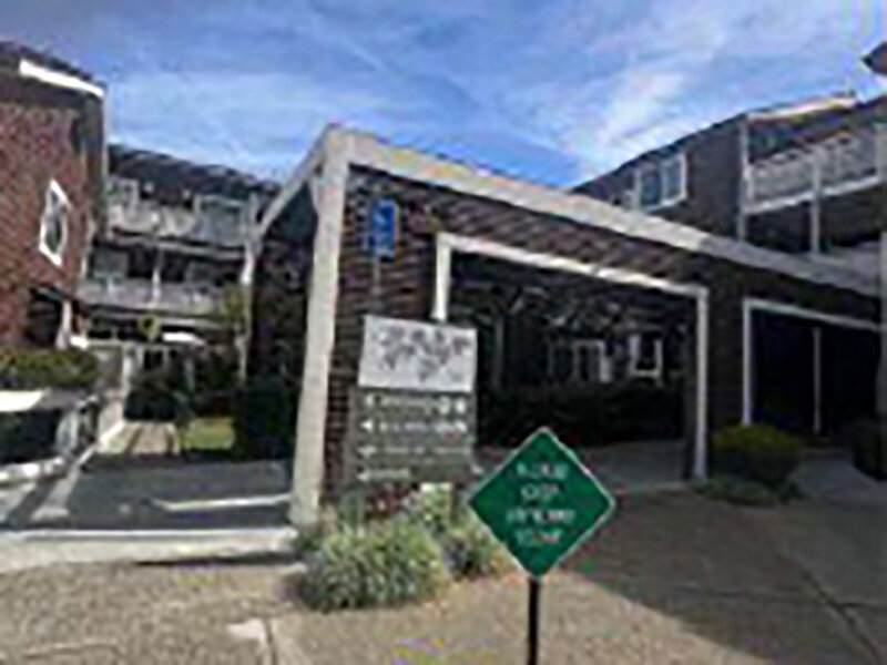 Apartment Complex with Sign |  Parnow Friendship House