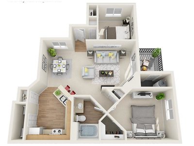 Meadow Creek floor plan at Kallisto at Bear Creek in Lakewood, CO