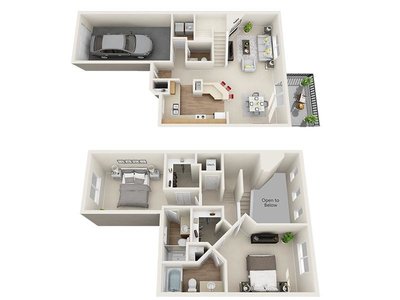 Three Elk Creek floor plan at Kallisto at Bear Creek in Lakewood, CO