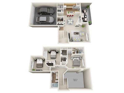Rolling Creek floor plan at Kallisto at Bear Creek in Lakewood, CO