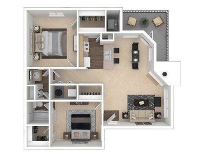 Rock Creek floor plan at Kallisto at Bear Creek in Lakewood, CO