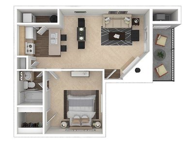 Deer Creek floor plan at Kallisto at Bear Creek in Lakewood, CO