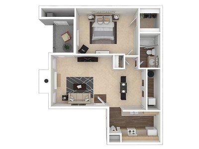 Buffalo Creek floor plan at Kallisto at Bear Creek in Lakewood, CO