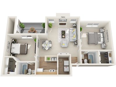 Park Creek floor plan at Kallisto at Bear Creek in Lakewood, CO
