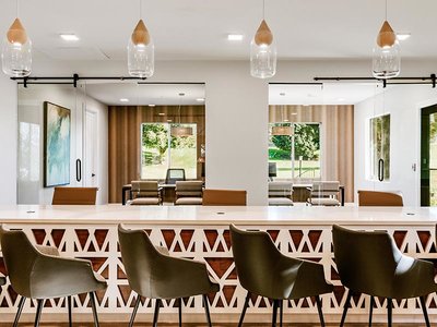 Clubhouse Resident Kitchen | Kallisto at Bear Creek Apartments in Lakewood, CO