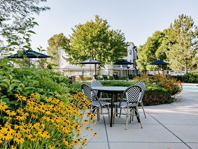 Exterior Patio Area | Kallisto at Bear Creek Lakewood Apartments