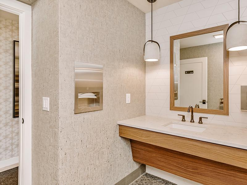 Gym Bathroom | Kallisto at Bear Creek 80227 Apartments 