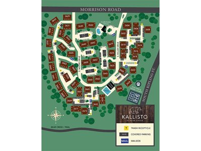 Kallisto at Bear Creek Site Map