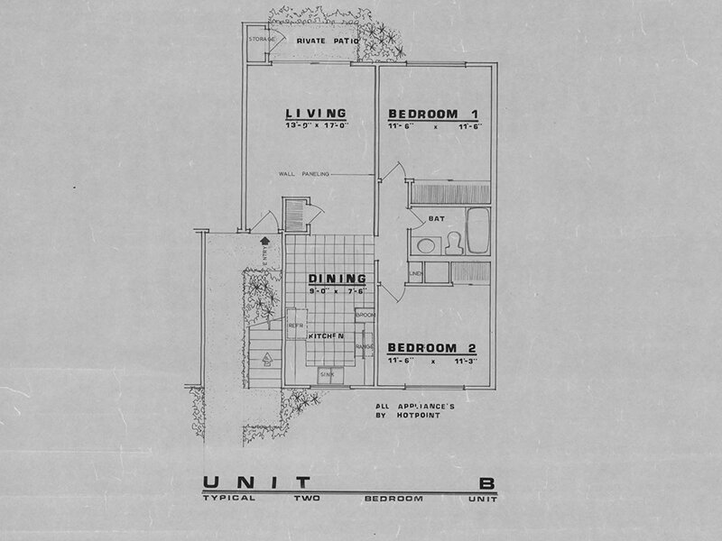 Broadway Apartments Floor Plan 2x1-760