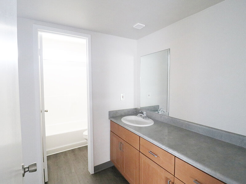 Bathroom with Sink | Broadway Apartments