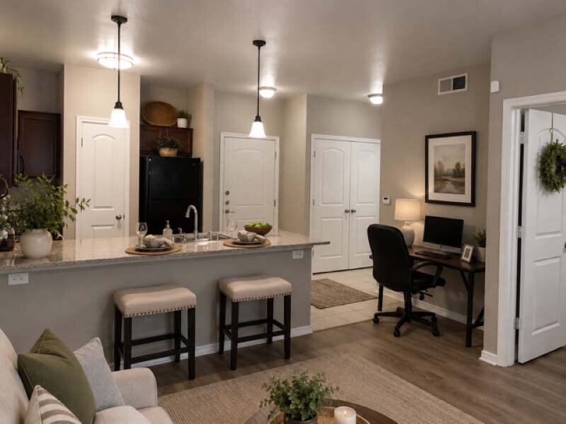 Fully Equipped Kitchen | 1x1 | Aventine at Kessler