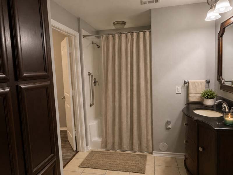 Shower and Vanity | 2x2 | Aventine at Kessler