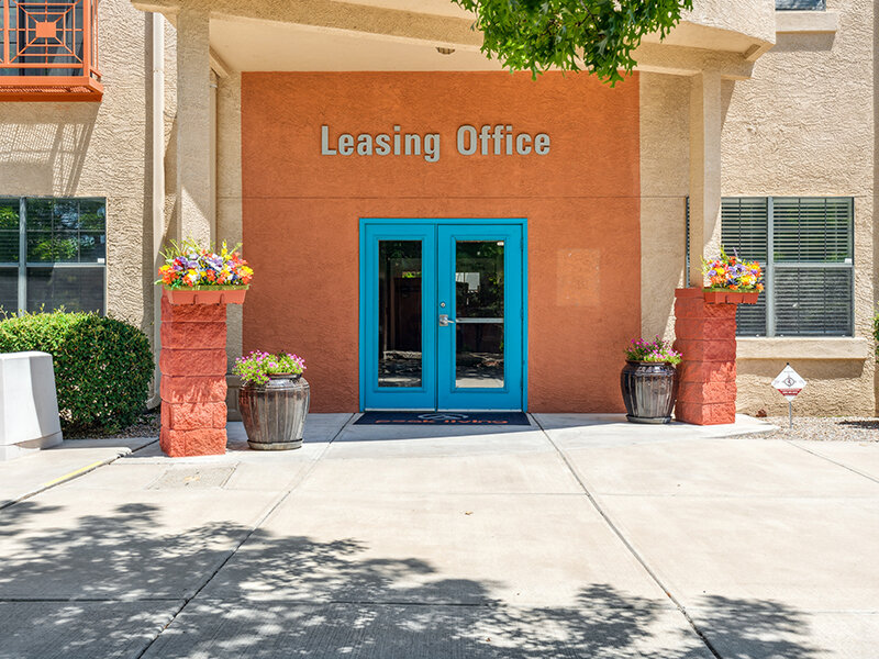 Leasing Office Entrance Apartment Building | Villa De San Felipe