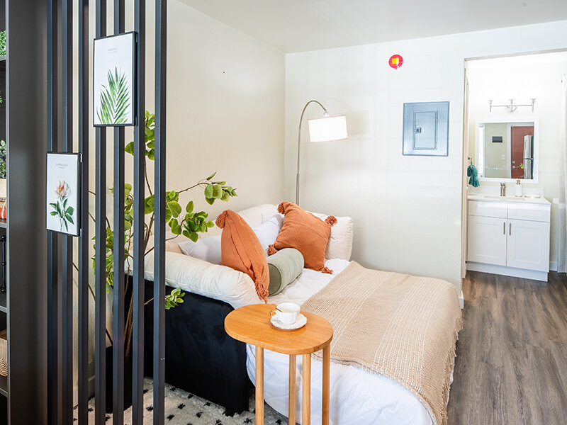 Apartment Bedroom with Entrance to Bathroom | Springwood