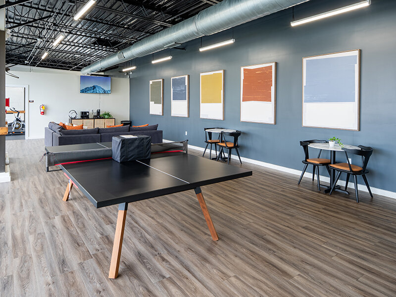 Community Game Table with Wood Styled Floors | Springwood