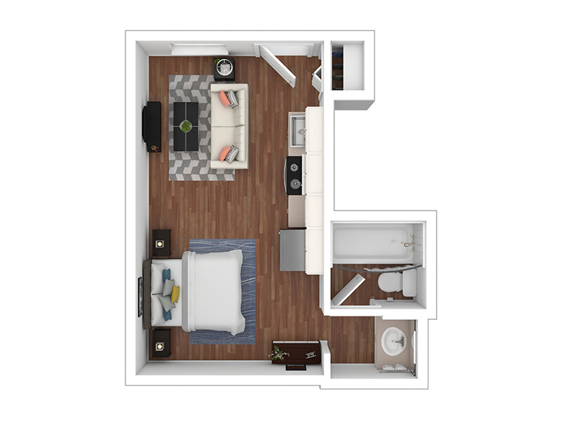 0x1 floor plan at Broad View