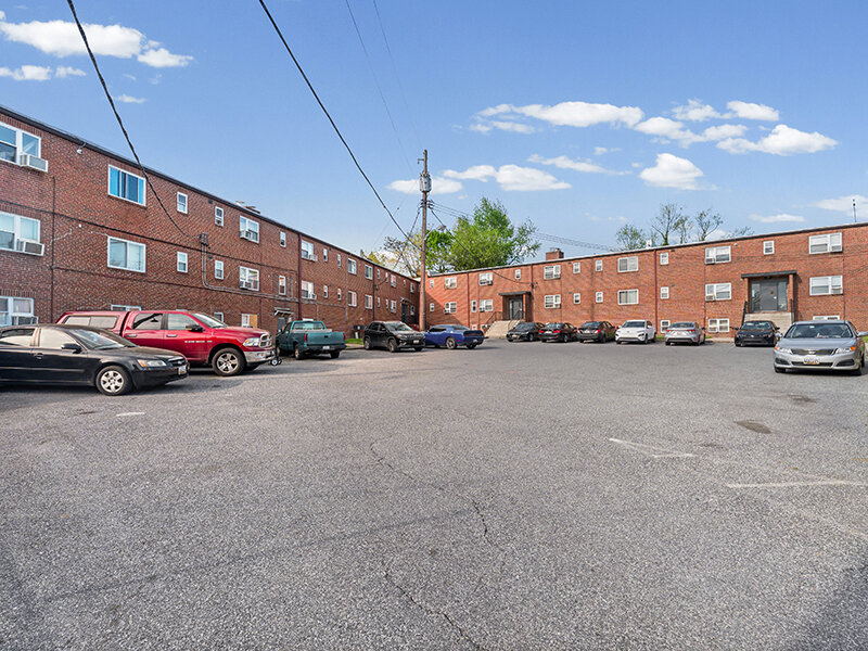 Exterior Complex with Outdoor Parking | The Mayflower