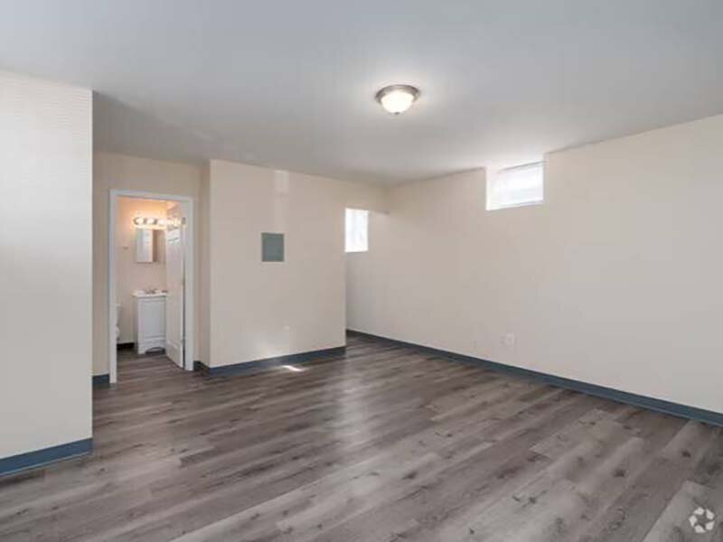 Living Room with Vinyl Wood Flooring | The Mayflower